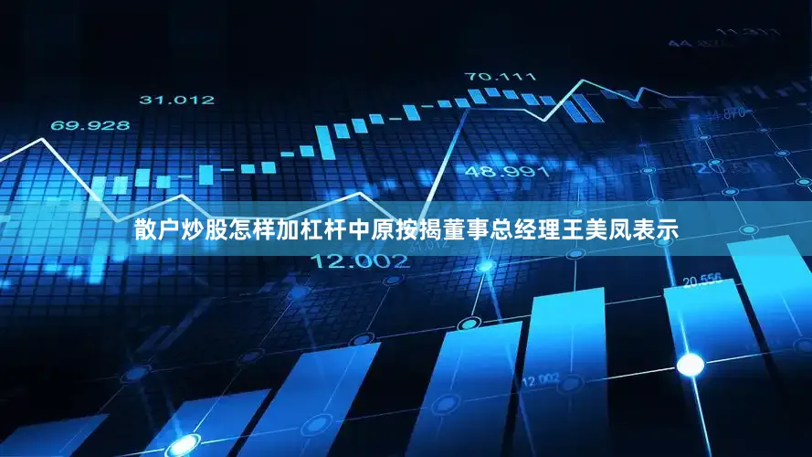 散户炒股怎样加杠杆中原按揭董事总经理王美凤表示